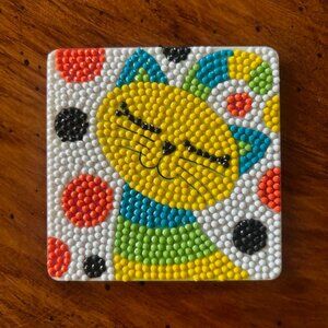 Bejeweled Cat Coaster